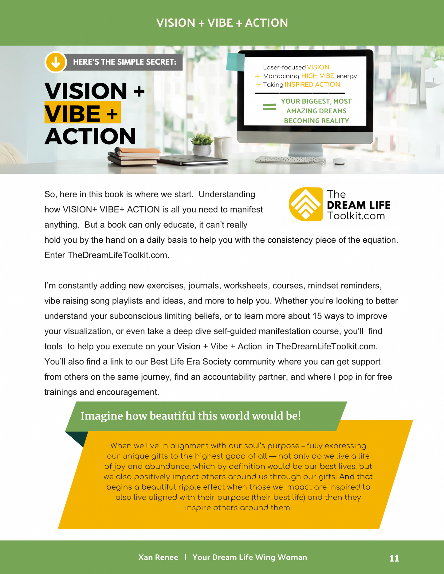 VISION + VIBE+    ACTION (ebook)