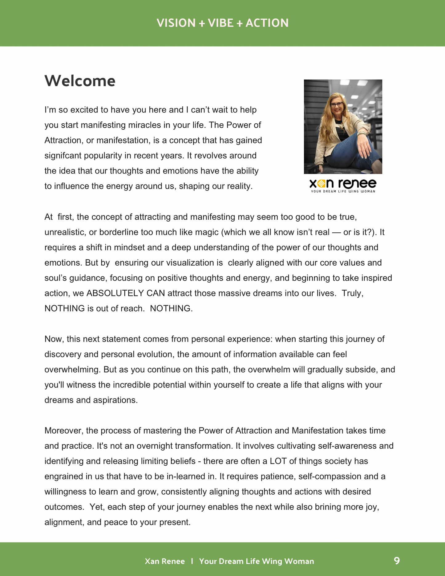VISION + VIBE+    ACTION (ebook)