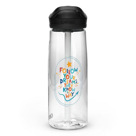 Follow Your Dreams - Sports water bottle